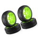 thumbnail image 2 of Neumáticos RC a escala 1/8 de 116 mm, ruedas y neumáticos RC hexagonales de 17 mm para el equipo ARRMA Redcat, verde, 2 of 5