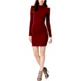thumbnail image 2 of Vestido ajustado de terciopelo Guess Olga rojo XS, 2 of 2