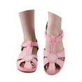 thumbnail image 3 of Wovix Women's Sandals Beach Bohemia Ankle Strap Causal Comfortable Closed Toe Wedge Shoes Indoor Outdoor Shoes, 3 of 6