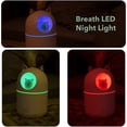 thumbnail image 3 of Cat Humidifier Cool Mist Humidifier for Home,Cute Cat Night Light for Bedroom Essential Pure Air for Baby Room,Easy Clean Quiet Operation Automatic Shut-off 300ML (Green), 3 of 8