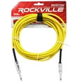thumbnail image 2 of 12 Rockville RCGT20Y 20'  1/4" TS to 1/4'' TS Guitar/Instrument Cable, 2 of 3