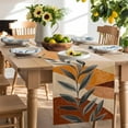thumbnail image 3 of Abstract Sun Table Runner, Leaf Mountain Kitchen Table Runners Dress Scarves for Table Decorations Party/Restaurant/Indoor Outdoor Use, 18x72in, 3 of 9