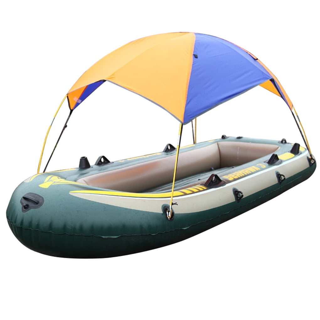 Inflatable Boat Canopy Bimini Top Canoe Anti-UV Fishing Tent Canoe Sun Shade