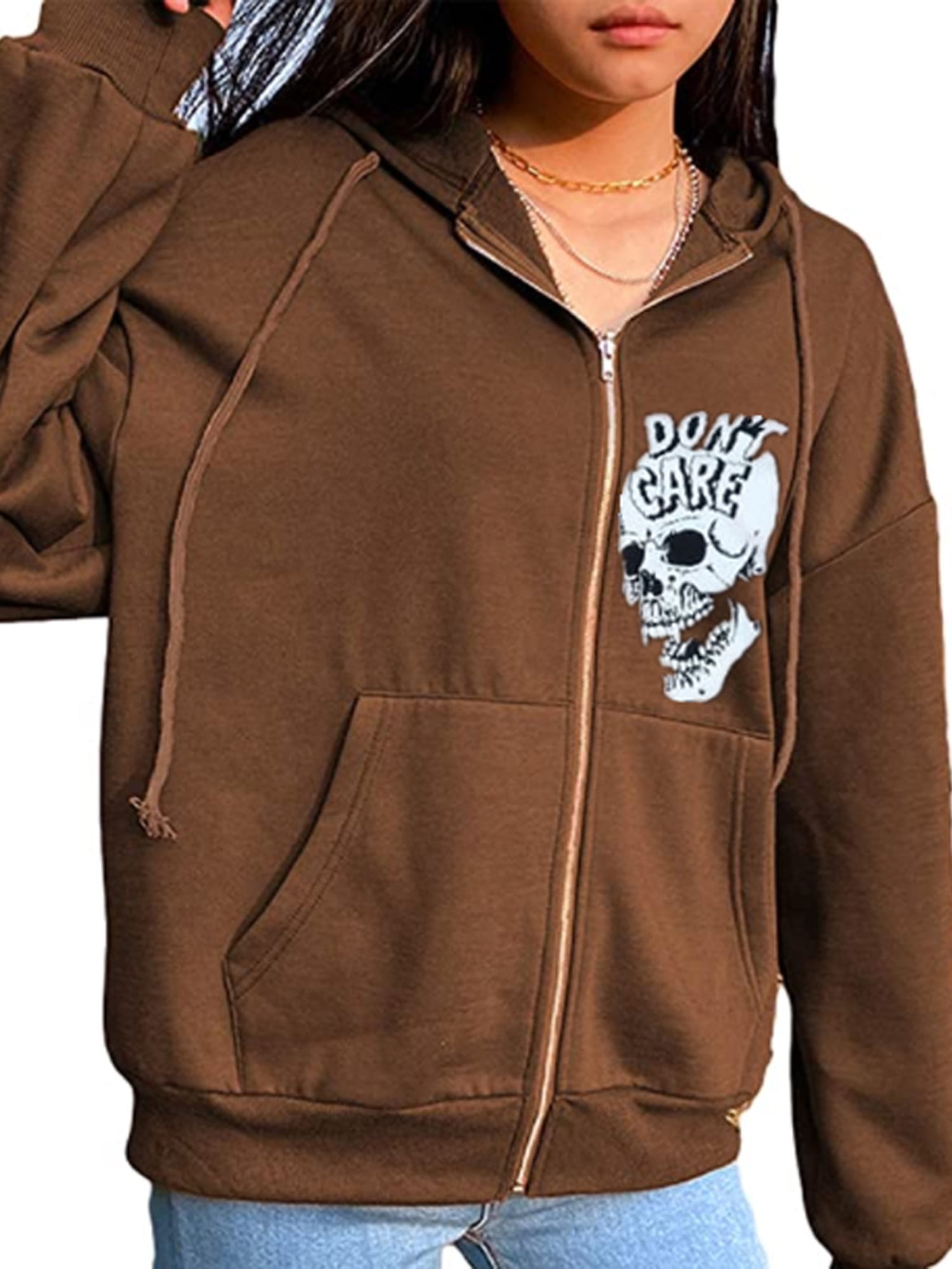 brown skeleton jacket