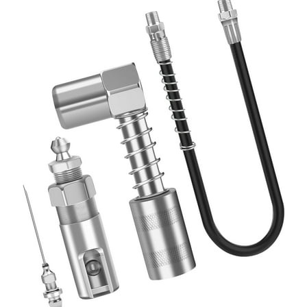 ROZYARD Grease Guns Adapter Nozzle 90 Degree Lubrication Tool for Hard to Reach Fittings