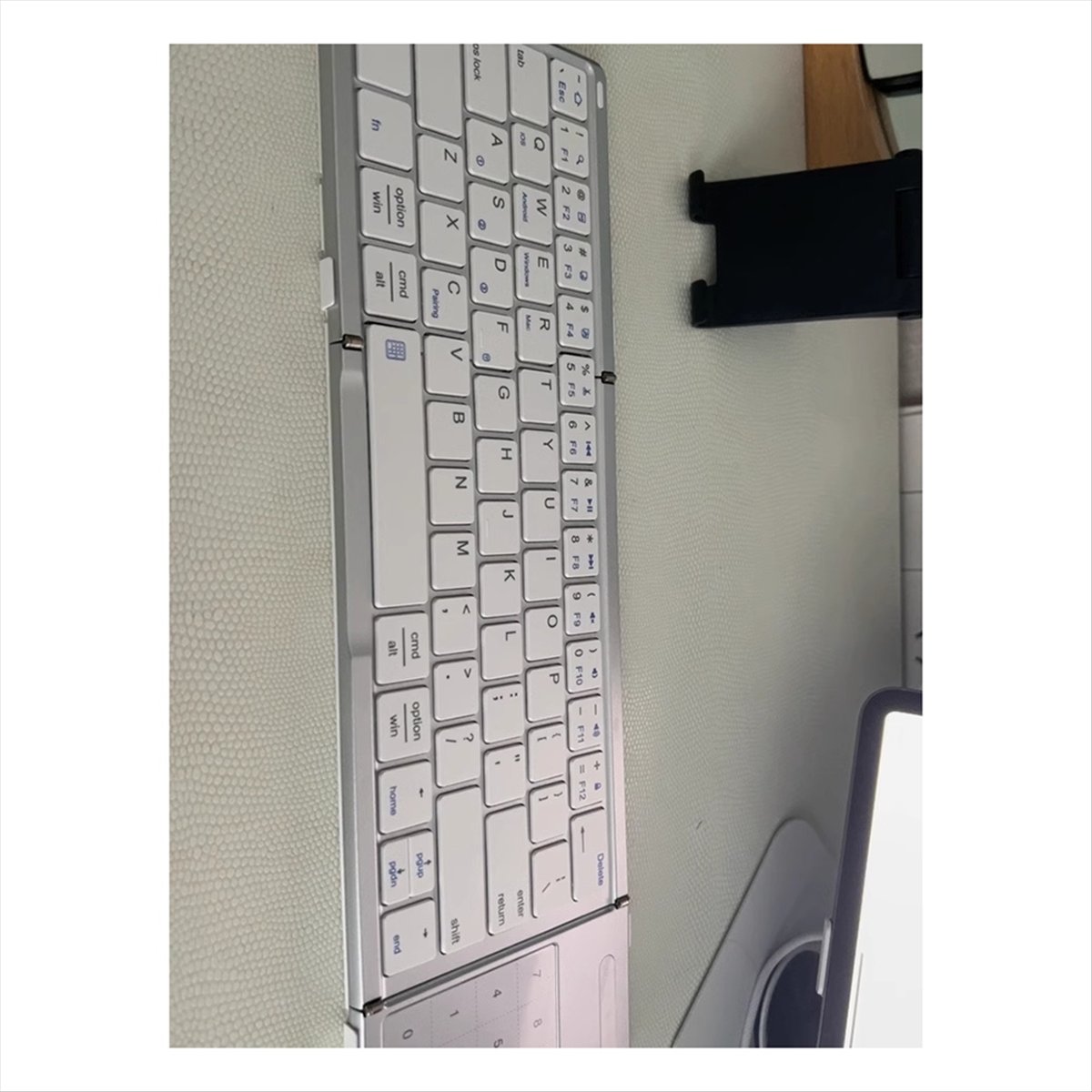Foldable Touchpad Keyboard Folding Bluetooth Keyboard with Wireless Keyboard Number Portable Keyboard Phone Touch