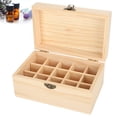thumbnail image 3 of Wooden Organizer, 15 Slot Essential Safe Durable Essential Oil Box  For Gift, 3 of 8
