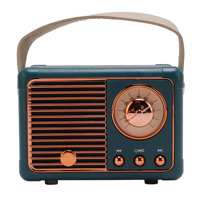 Small Wireless Speaker, 400mAh Battery Compact Design Portable BT Speaker 10m Connection for Home Gathering Party Green