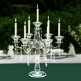 thumbnail image 6 of Miumaeov 7 Arm Crystal Candelabra Candlestick Clear Candle Holder Wedding Birthday Party Gift, 6 of 22