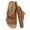 Brown(Pro Arch-support), variant on BERANMEY Unisex Cork Footbed Sandal for Womens Flat Slide Sandals Cork Footbed 2 Straps Adjustable Buckle Slip on Sandals with Comfort Arch Support for Slippers