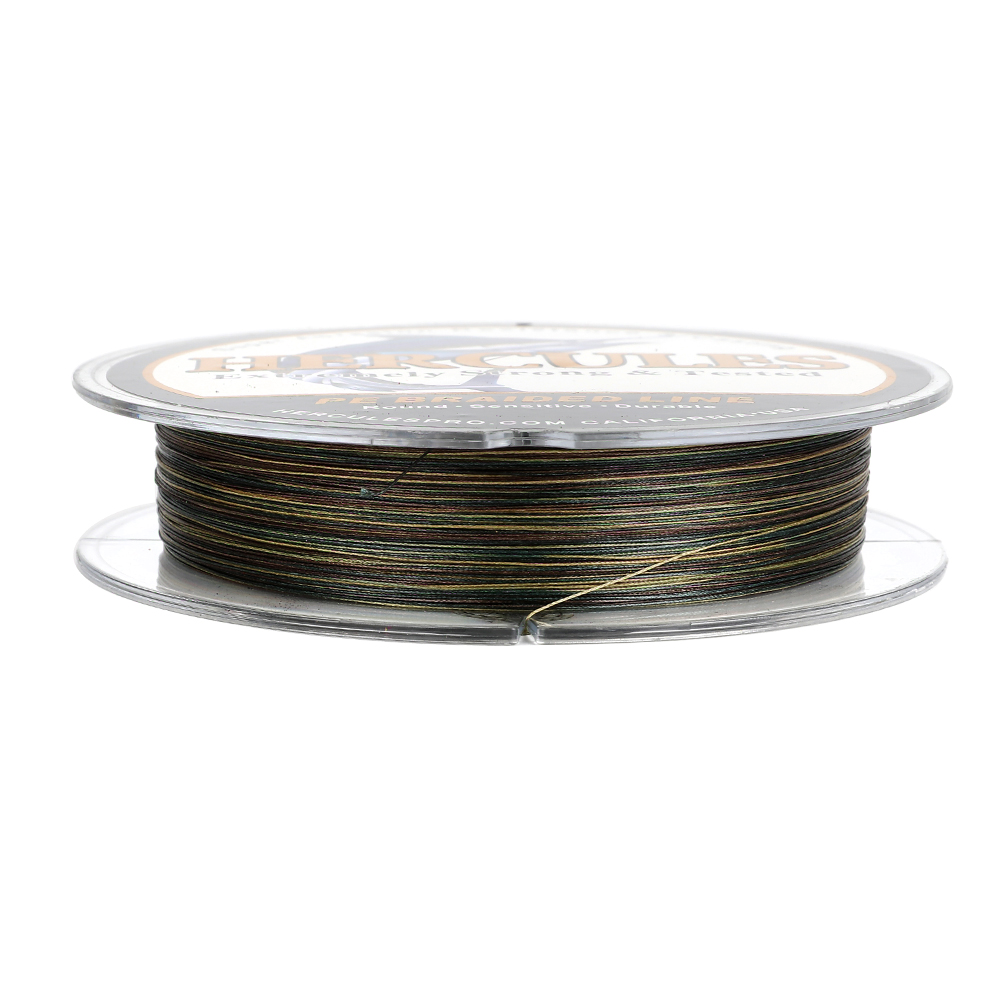 HERCULES Super Cast 1000M 1094 Yards Braided Fishing Line 10 LB Test for Saltwater Freshwater PE Braid Fish Lines Superline 8 Strands - Camo, 10LB (4.5KG), 0.12MM