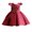 Red, variant on Girls Princess Gown Performance Kids Girls Sleeveless Floral Embroidered Mesh Overlay Dress with 3D Applique and Layered Skirt for Special Occasions Princess Dress Up for Girls 4-6 (Pink 90)