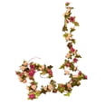 thumbnail image 1 of Naiovety Guirnalda de flores artificiales de rosas de Navidad de 250CM, decoración de la habitación del hogar de la boda, de jardín, decoración Kits de decoración para fiestas No.10 Naiovety HA006994-10, 1 of 5