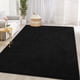 thumbnail image 4 of Alfombra Gifeas, grande, ultrasuave y moderna, 120 x 180 cm, color negro, 4 of 9