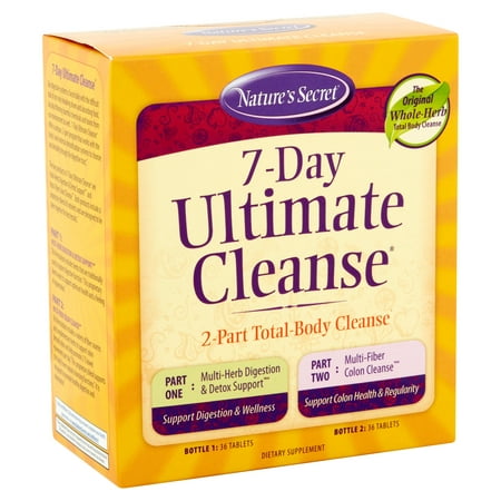 Nature's Secret 7-Day Ultimate Cleanse™ 72 ct (Best Colon Detox Drink)