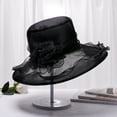 thumbnail image 5 of Derby Tea Party Wedding Women's Organza Beanie/Black, 5 of 6