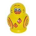 thumbnail image 7 of Jubilant 10Pcs/Set Yellow Duck Russian Nesting Doll 10 Layers Handmade Wooden Matryoshka Animal Stacking Toy Desktop Figurine Decoration Birthday Gift, 7 of 7