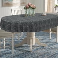 thumbnail image 2 of Geometrical Oval Tablecloth Farmhouse 54"x72" Waterproof Table Cloth Washable Fabric Table Cover for Indoor/Outdoor Home Kitchen Dinner Decor, 2 of 4