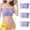 Purple, variant on Avtoify 3PC Women's Elastic Strapless Bra Daily Bra