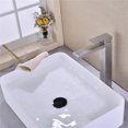 thumbnail image 2 of Brushed Nickel Single Handle Bathroom Sink Vanity Faucet, Basin Mixer Tap, 2 of 8