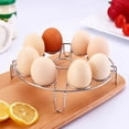 thumbnail image 3 of Sunjoy Tech Stackable Egg Steamer Rack Egg Rack Steamer Trivet Basket Stand for Instant Pot Accessories and Pressure Cooker Accessories Stainless Steel, 3 of 7