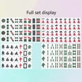 thumbnail image 6 of Traditional Game Set Chinese Mahjong 136 Melamine Tiles Portable Travel Majhong Games Set Entertainment Gift for Home Party Family, 6 of 6
