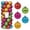 Glitter Rainbow, variant on Every Day is Christmas 50ct 57mm/ 2.24' Christmas Ornaments, Shatterproof Christmas Tree Ornaments Set, Christmas Balls Decoration (New Red)