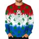 thumbnail image 1 of Camiseta de Cuello Tripulación para Hombres con Impresión Del Día de San Patricio, Manga Larga Superior sin Sombrero para el Uso Casual de Vacaciones, 1 of 9