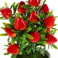 thumbnail image 3 of HONMEET 1Jgo Planta Artificial De Fresa En Maceta Para Natural Y En Hogar, 3 of 7