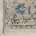 thumbnail image 5 of nuLOOM Marley Traditional Medallion Fringe Area Rug, 8' 10" x 12', Blue, 5 of 9