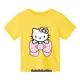 thumbnail image 3 of Camiseta Kawaii de Hello kitty para niñas, ropa, sudadera, Jersey, moda, dibujos animados de Anime, camisetas informales para niños, 3 of 5