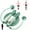 Green, variant on Weighted Cordless Jump Rope with Digital Counter – Adjustable Ropeless Skipping Rope for Indoor Fitness,Home Cardio,and Kids Exercise