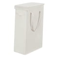 thumbnail image 1 of Cesto plegable para ropa sucia, organizador de almacenamiento de ropa, cesto de lavandería portátil de 60 litros para guardería, sala de estar y Blanco beige, 1 of 8