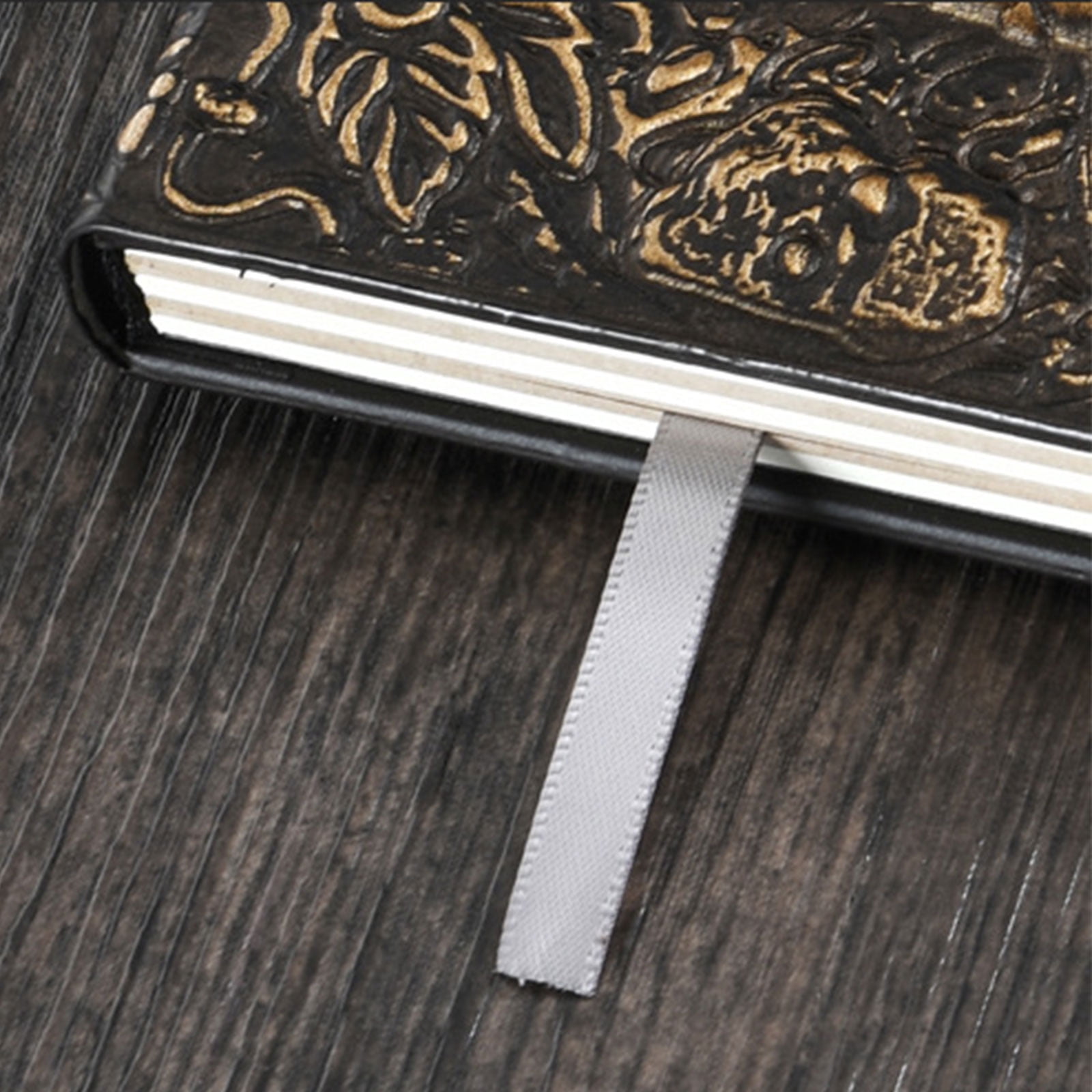 Vintage Embossed Notebook Hardcover PU Notepad for Office Women Men Gifts