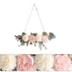 thumbnail image 4 of onlyliua para El Hogar Decoración de Flores Artificiales Estilo Corona de Flores Decorativa Colgante de Pared, 4 of 6