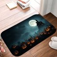 thumbnail image 5 of 1pc Halloween Scene Absorbent Non-Slip Bathroom Thickened Flannel Rug Decor,Soft,Quick Drying,Suitable For Indoor/outdoor Use,Bathrooms,Bedrooms,Kitchens,Terrace,Laundry Rooms,16"x24", 5 of 9