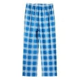 thumbnail image 2 of Arshiner Boys Plaid Pajama Pants Long Plaid PJ Bottoms Boys Sleepwear Lounge Pants with Pockets, 2 of 6