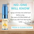thumbnail image 4 of Number 2 Perfume Toilet Spray - Before Use- 8ml Pocket Size Citrus Wind Scent by EarthSential, 4 of 5