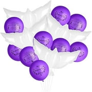 WEEKS 39 Pcs Dove Memorial Balloons to Release in Sky Peace Dove Purple Biodegradable Balloons Memory Life Floting Balloon for Funeral Condolence Anniversary Happy Heavenly Memorial Decorations