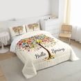 thumbnail image 3 of Manfei Tree Of Life Bedding Comforter Set 2pcs for Teens Adults,Spring Floral Tree Twin Comforter Sets Microfiber,Chic Flowers Breathable Bedding Set,Lightweight Room Decor,Reversible, 3 of 8