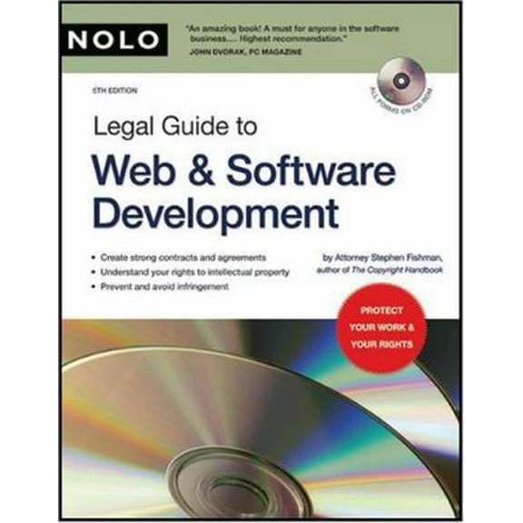 Pre-Owned Legal Guide to Web & Software Development (book with CD-Rom) (Paperback) 1413305326 9781413305326