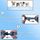 thumbnail image 3 of CHAO Collar reflectante para gato con campana, collares de seguridad ajustables para recién nacidos, collares para cachorros o gatitos, 2 uds., azul, 3 of 5
