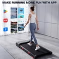 thumbnail image 3 of Walking Pad Treadmill with 15% Auto Incline for Home, 4 in 1 Under Desk Treadmills with APP and LED Display, Portable Pads with Light Strip, 3 of 9