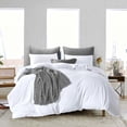 thumbnail image 1 of Dee's Collection Full/Queen Size 3 Psc Microfiber Duvet Cover Solid -White, 1 of 6