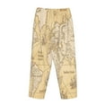 thumbnail image 5 of Bingfone Pajamas For Women,World Map Pajama Pants With Pockets-Xx-Large, 5 of 9
