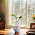 thumbnail image 3 of xianyou-Handmade Flower Ceramic Vase for Home Living Room Office Desktop Decoration,Mini 3D Ceramic Vase Style A (Style A), 3 of 4