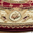 thumbnail image 4 of SAFAVIEH Lyndhurst Ella Floral Area Rug, Red/Ivory, 5'3" x 5'3" Round, 4 of 8