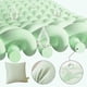 thumbnail image 5 of pstuiky Fundas de almohada con hojas tropicales verdes de 45 x 45 cm para sofá cojines de verano decoración del hogar para sala de estar dormitorio cama y exterior., 5 of 7