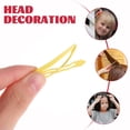 thumbnail image 2 of 40pcs Oil Drop Hair Clip Hair Accessories Hair Bow Clips No Metal Hair Clips Hair Styling Clips Colorful Hair Clips for Makeup, 2 of 5