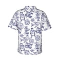 thumbnail image 3 of Balery World Travel2 Print Men's Hawaiian Shirts Short Sleeve Beach Shirt Relaxed Fit Vacation Button Down Shirts-XX-Large, 3 of 9